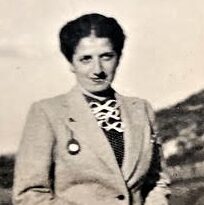 woman standing outside