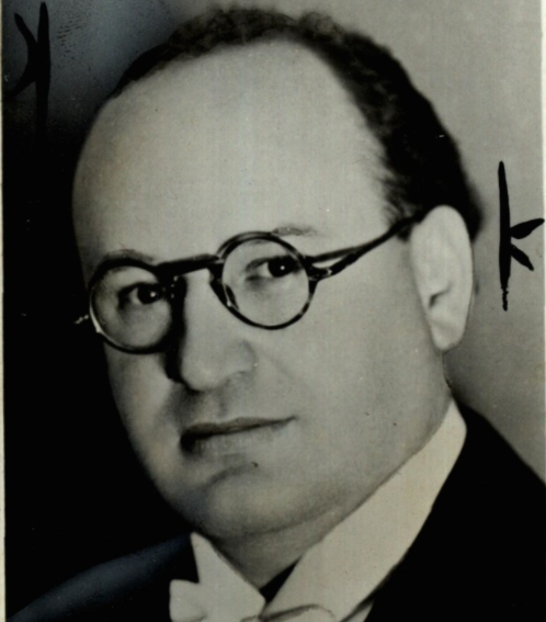 Photo of Josef Lengyel wearing circle glasses
