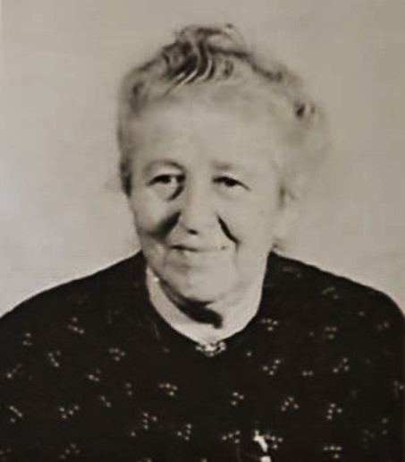 Older woman wearing dress