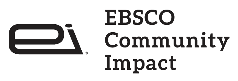 EBSCO Community Impact logo in black